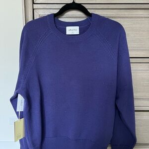 Aritzia Wilfred Free Purple Sweater